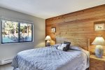 Mammoth Vacation Rental Snowflower 6 - Second Bedroom has Flat Screen TV